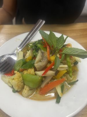   at Chada Vegetarian Restaurant in Chiang Mai