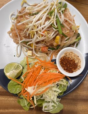   at Chada Vegetarian Restaurant in Chiang Mai