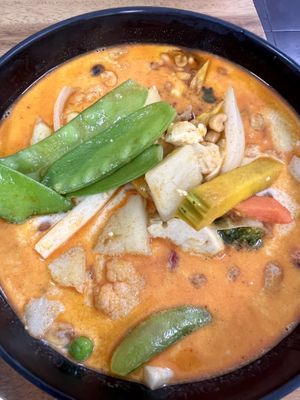 Massaman curry   at Chada Vegetarian Restaurant in Chiang Mai