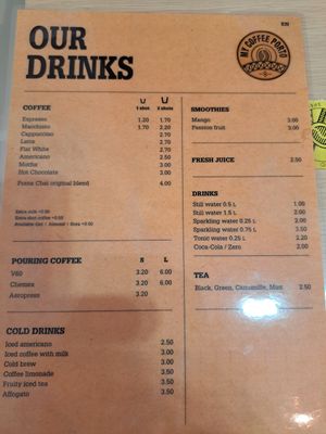 Drinks at My Coffee Porto in Porto