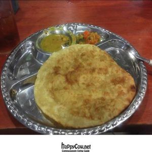 BREAKFAST-PURI WITH DHAL CURRY AND MASH POTATO at Cafeteria Hospital Sultan Abdul Halim in Sungai Petani