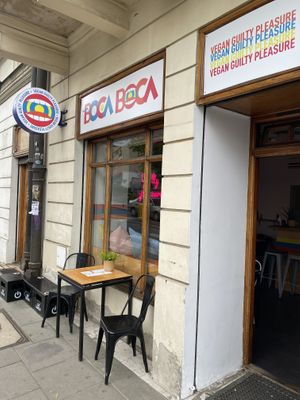 Ouside  at Boca Boca Vegan Guilty Pleasure in Warsaw