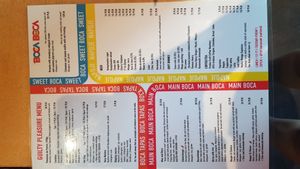 Menu at Boca Boca Vegan Guilty Pleasure in Warsaw