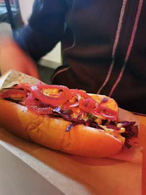 A No- Dog at Boca Boca Vegan Guilty Pleasure in Warsaw