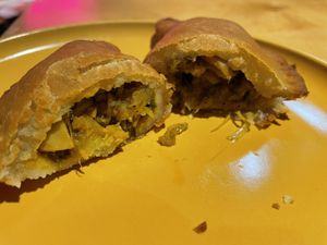 Empanadas  at Boca Boca Vegan Guilty Pleasure in Warsaw