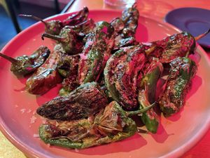 Padron peppers  at Boca Boca Vegan Guilty Pleasure in Warsaw