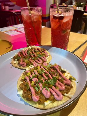 Tacos Flamingo  at Boca Boca Vegan Guilty Pleasure in Warsaw