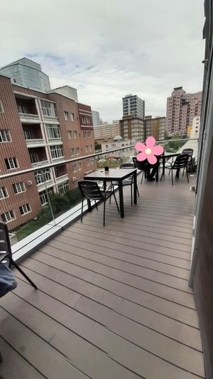 The terrace at Takesan Miso Ramen - Olympic Galleria in Ulaanbaatar