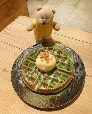Yuzu waffle   at HVALA - Somerset in Central Singapore