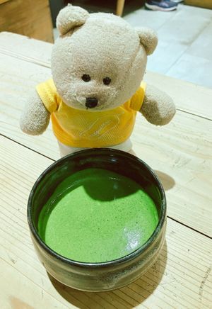 Green tea  at HVALA - Somerset in Central Singapore