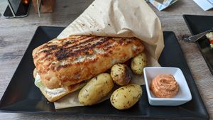 Panini Calabria at Bistro La Cucina Verde in Saarbrucken