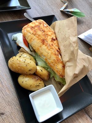 Panini Apulien at Bistro La Cucina Verde in Saarbrucken