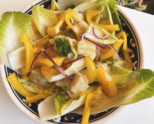Vegan witlof aardappel salade  at Verdeli in The Hague