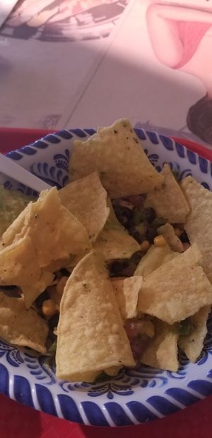 This is the nachos at FAVs in Amarillo