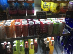 fridge at ANA Bar and Eatery in New York City