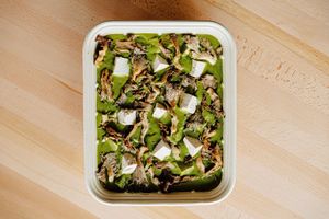 Our hot, spicy Thai curry is vegan featured daily on our market place buffet.  at ANA Bar and Eatery in New York City