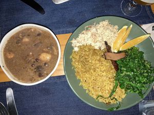 Feijoada (it tastes better than it looks)  at Inari in Rio De Janeiro