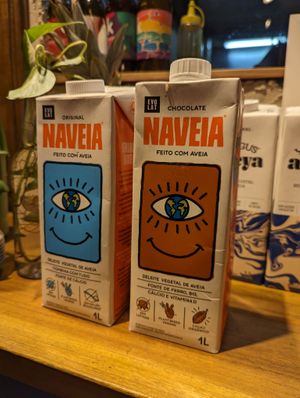 Plantbased milk at Inari in Rio De Janeiro