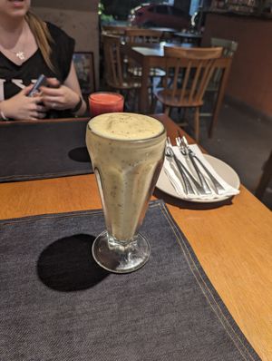 Fruit smoothie at Inari in Rio De Janeiro