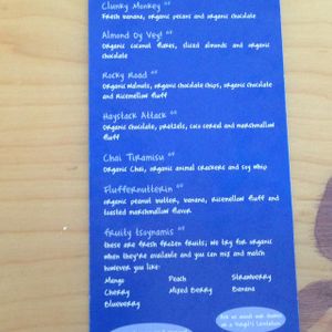 more tsoynami choices! at nami Vegan Sweets in Phoenix