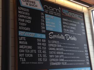 coffee and such at nami Vegan Sweets in Phoenix