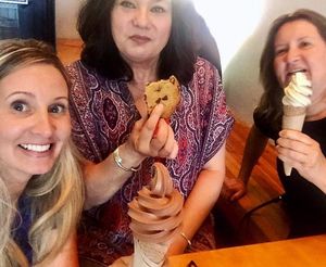 Vegan soft serve and cookies! at nami Vegan Sweets in Phoenix