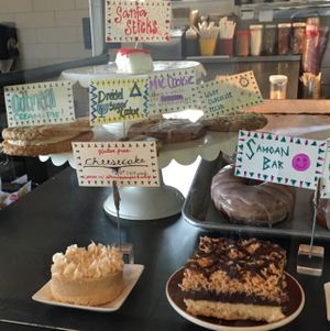 dessert case at nami Vegan Sweets in Phoenix