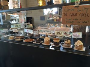 dessert case at nami Vegan Sweets in Phoenix
