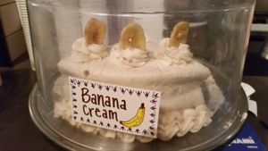 banana cream cake at nami Vegan Sweets in Phoenix