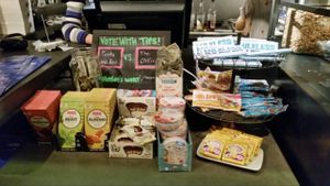 sweets on counter at nami Vegan Sweets in Phoenix