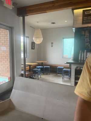Inside seating  at nami Vegan Sweets in Phoenix