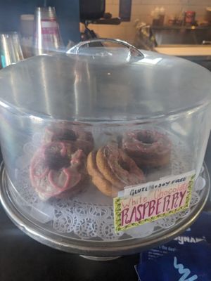 Donut case at nami Vegan Sweets in Phoenix