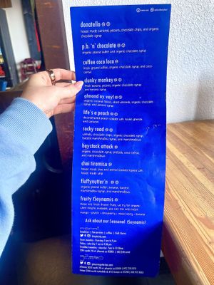 Menu  at nami Vegan Sweets in Phoenix