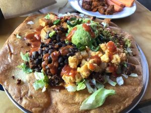 Flying Saucer brunch special (26Mar17) at nami Vegan Sweets in Phoenix