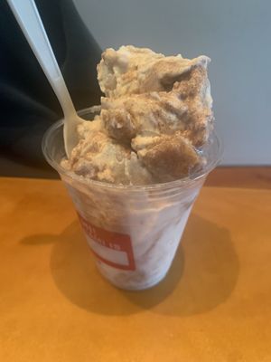 Cinnamon Roll with Vanilla Soft Servee  at nami Vegan Sweets in Phoenix