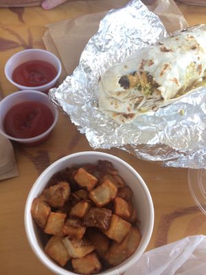 burrito  at nami Vegan Sweets in Phoenix