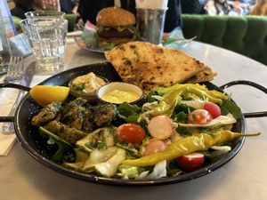 Vegan Shawarma  at Bill's - Baker St in London