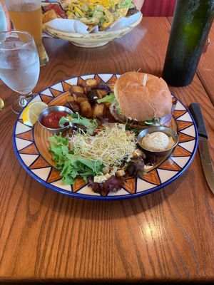 Big Mark Burger   at Calactus Cafe in Moncton