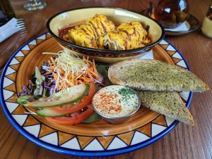 Enchiladas, vegan. at Calactus Cafe in Moncton