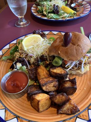 Big Marc burger   at Calactus Cafe in Moncton