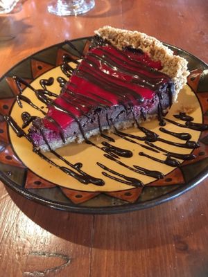 Chocolate Raspberry Pie at Calactus Cafe in Moncton