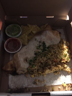 Burrito Bandito at Calactus Cafe in Moncton