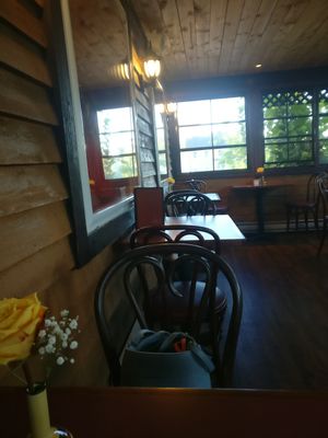 Outside patio - heated! at Calactus Cafe in Moncton