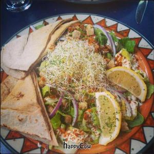 Vegan caesar salad. at Calactus Cafe in Moncton