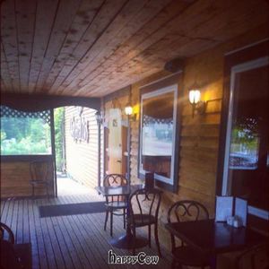 Patio at Calactus Cafe in Moncton