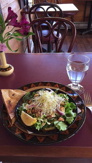 Vegan Caesar Salad  at Calactus Cafe in Moncton