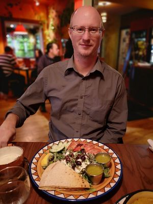 Salade grecque at Calactus Cafe in Moncton