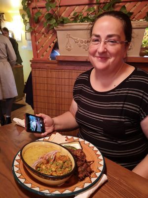 Taj Mahal Thali at Calactus Cafe in Moncton
