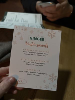   at bar GINGER in Prague