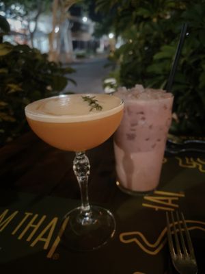 Aperol Thai and Strawberry Juicee  at Siam Thai in Santiago